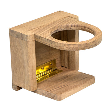 Whitecap 62601 Teak Folding Drink Holder