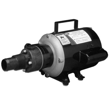 Jabsco Macerator Pump, 1-1/2" Inlet / 1" Outlet, 115V AC, 10 GPM