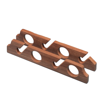 Whitecap Teak Four-Rod Storage Rack, Pair