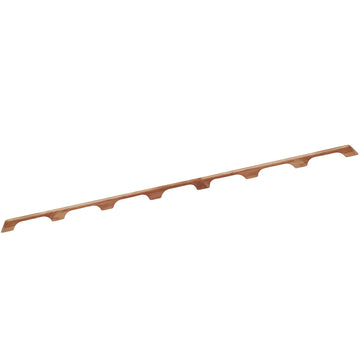 Whitecap Premium Grade Teak 7-Loop Handrail, 73" Length