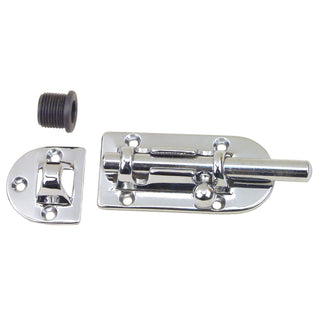 Perko 3" Chrome Plated Bronze Barrel Bolt, 3/8" Bolt, 3-7/16" x 1-7/16"