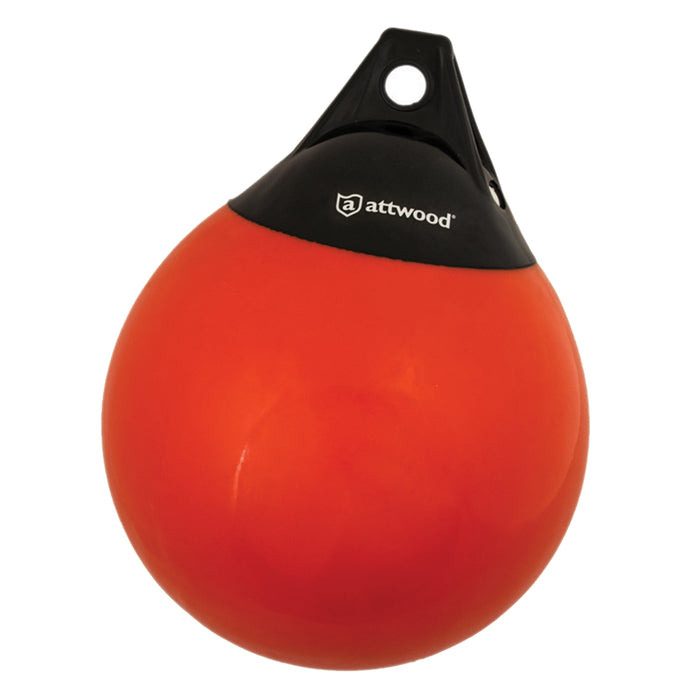 Attwood Marine 9 in. Anchor Buoy, Fluorescent Orange
