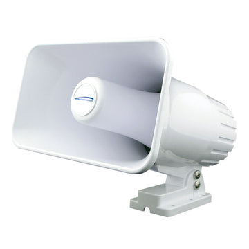 Speco Tech SPC12RP Weatherproof PA Speaker Horn, 15W RMS, 8 Ohm – White