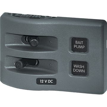 Blue Sea Systems 4303 2-Position 12/24V DC WeatherDeck Switch Panel IP67
