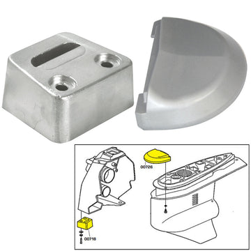 Tecnoseal Anode Kit w/Hardware - Volvo SX, Magnesium for Fresh Water