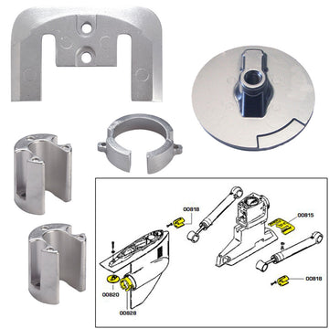Tecnoseal Magnesium Anode Kit for Mercury Bravo 1