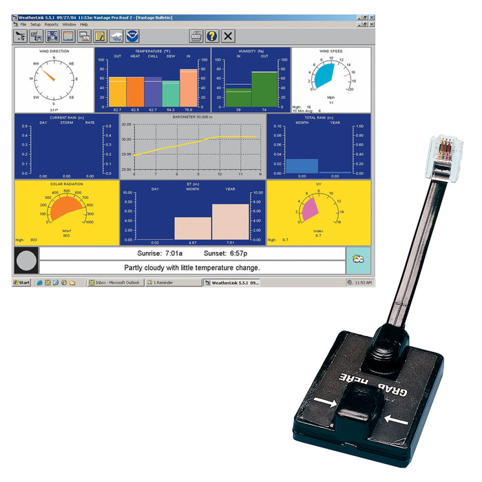 Davis Instruments WeatherLink Data Logger for Vantage Vue and Pro2, Serial Port