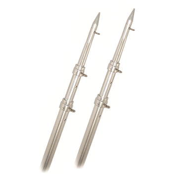 Rupp Marine Top Gun Telescoping Outrigger Poles, 15 ft., Silver