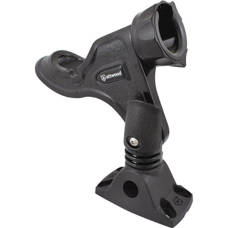 Attwood Marine Heavy Duty Pro Series Rod Holder with Combo Mount, Black