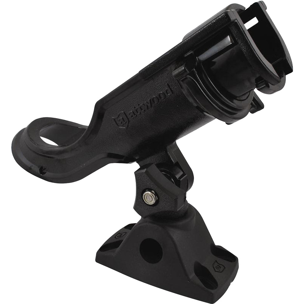 Attwood Heavy Duty Rod Holder with Combo Mount, 180-Degree Vertical Adj.