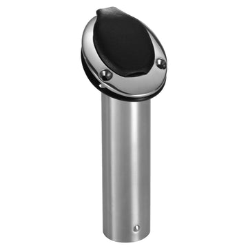 Attwood Standard Series Rod Holder, 30° Flush Mount, 316 Stainless Steel