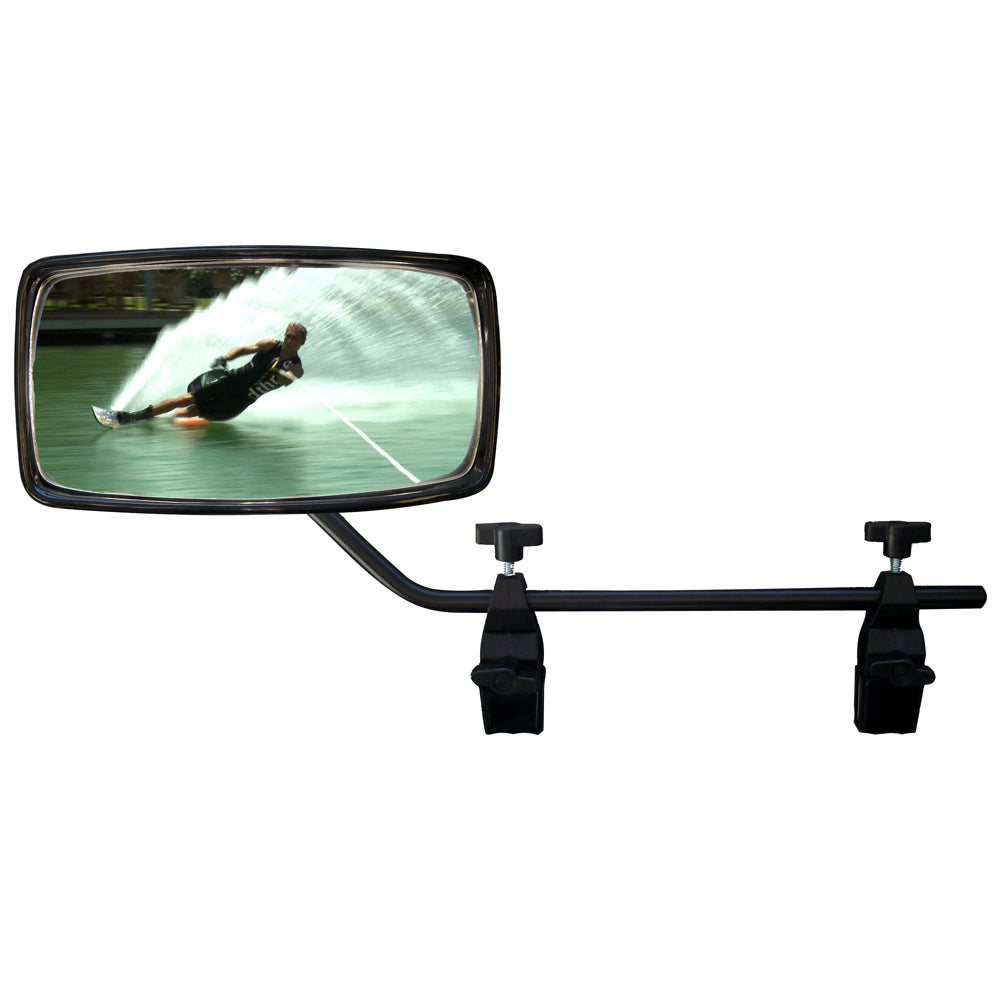 Attwood Marine Clamp-On Ski Mirror, Wide View Convex, 1/2" Universal Mount