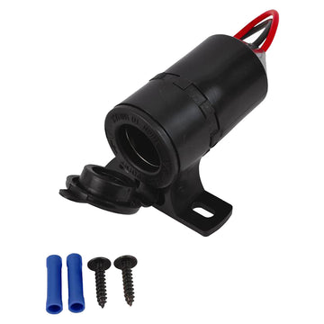Attwood Marine 12V Surface Mount Power Outlet with Protective Cap
