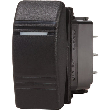 Blue Sea Systems Contura III SPDT Rocker Switch, (ON)-OFF-ON, Black