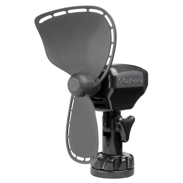 SEEKR by Caframo Ultimate 757 7-Inch Marine Fan, 24V, Direct Wire, Black