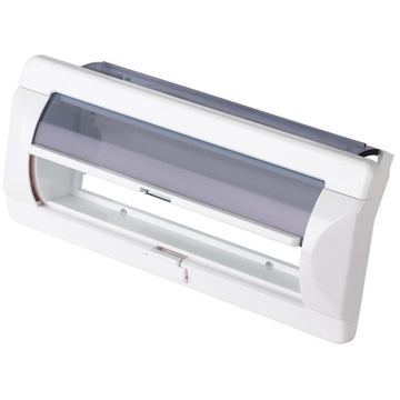 Boss Audio MRC10 Universal Marine Radio Cover, White – 1-DIN Compatible