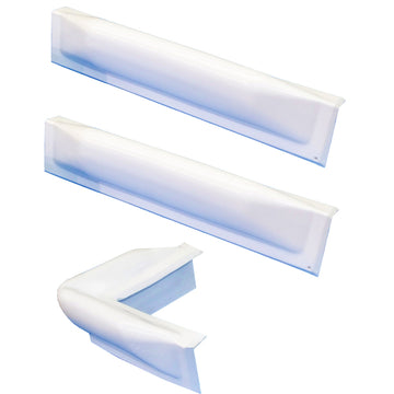 Dock Edge 3-Piece Roto-Molded Dock Bumper Kit, White