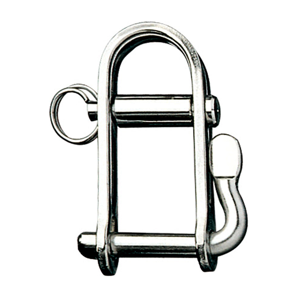 Ronstan Stainless Steel Keypin Locking Halyard Shackle, 5/16" Pin – 5950 lb B.L.