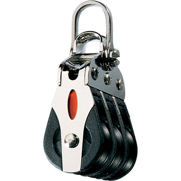 Ronstan Series 20 Triple Ball Bearing Block with Shackle, 20mm, 400kg MWL