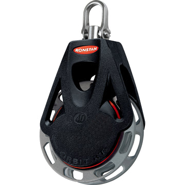 Ronstan Series 40 Auto Ratchet Orbit Block, 40mm Sheave, 14:1 Holding Power