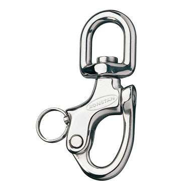 Ronstan Swiveling Small Bail Snap Shackle, 92mm – Marine Grade Stainless Steel