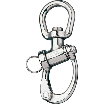 Ronstan Swiveling Large Bail Trunnion Snap Shackle, 122mm, 2980 lbs MWL