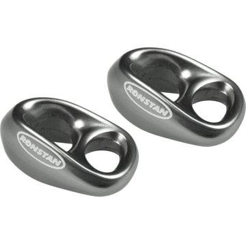 Ronstan Shock Sheaveless Block, Grey, Pair