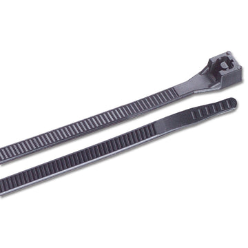 Ancor 6" UV Black Standard Cable Ties, 45lb DoubleLock, 100 Pack
