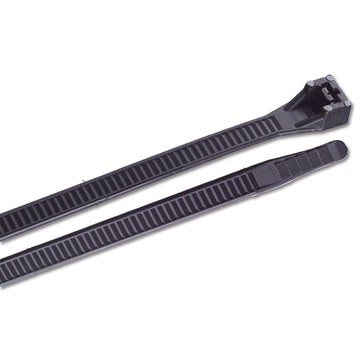 Ancor 17" Heavy Duty UV Black DoubleLock Cable Zip Ties, 10 Pack