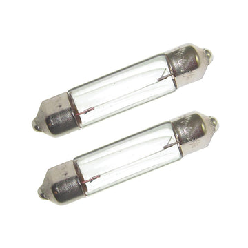 Perko Double Ended Festoon Bulbs, 12V, 10W, 0.80A, Pair
