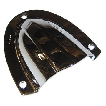 Perko Clam Shell Ventilator, Chrome Plated Brass, 4" Base – Made in USA