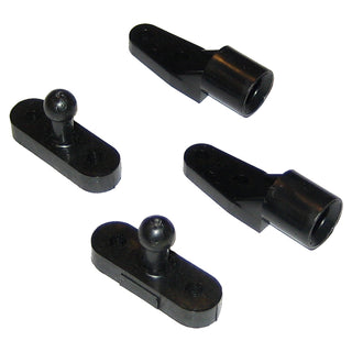 Perko Black Nylon Door Catches, Pair – Marine Grade