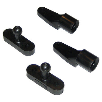 Perko Black Nylon Door Catches, Pair – Marine Grade