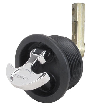 Perko Flush Mount Latch, 2.5 in. Hole, Black