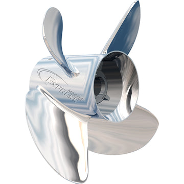 Turning Point Express Mach4 Stainless Steel 4-Blade Propeller, 14" x 21"