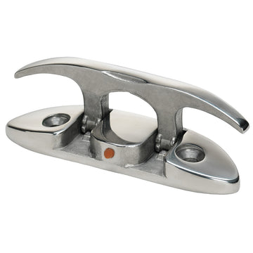 Whitecap 6" Folding Cleat, Polished 316 Stainless Steel
