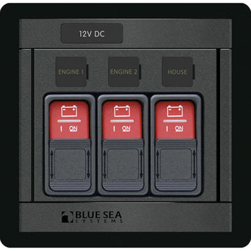 Blue Sea Systems 1148 Remote Control Panel, 3-Position for ML-Series Switches