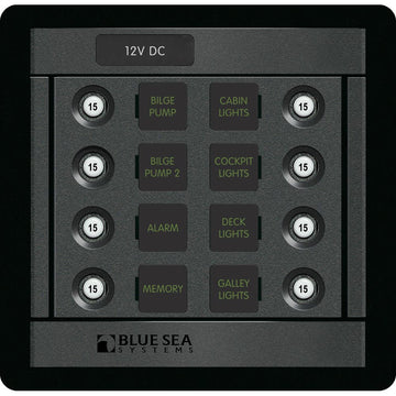 Blue Sea Systems 1450 DC 8-Position CLB Square, 90A