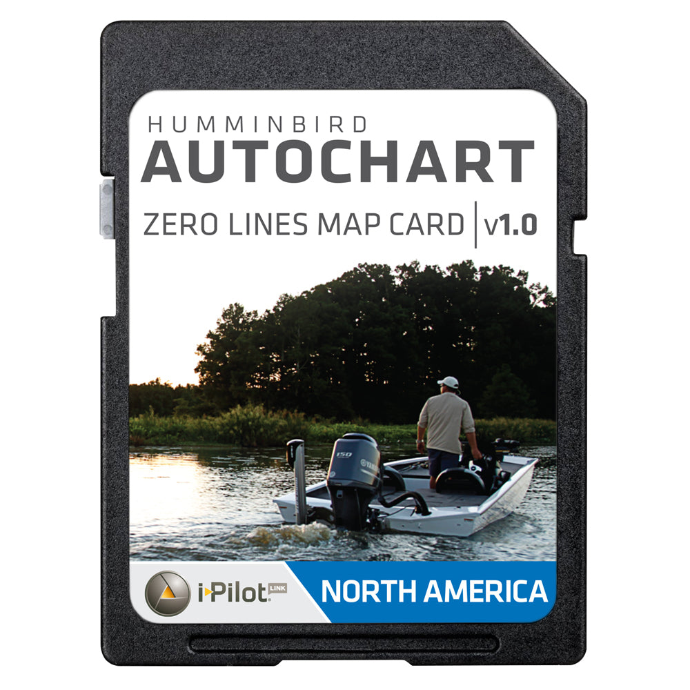Humminbird AutoChart Zero Lines Map Card, 32GB North America