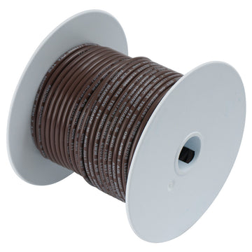 Ancor Marine Grade 14 AWG Tinned Copper Primary Wire, Brown, 100 ft - UL Listed