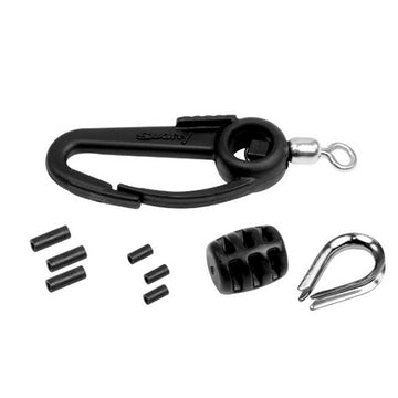 Scotty Insulating Terminal Kit with Snap Hook, Bumper & 3 Sleeves