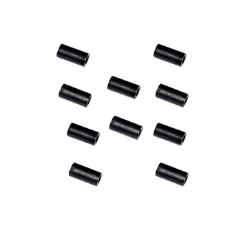 Scotty 1004 Downrigger Wire Joining Connector Sleeves, 10-Pack, Black Brass