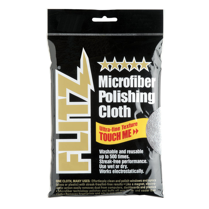 Flitz Microfiber Polishing Cloth, 16 in. x 16 in.