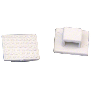 Weld Mount AT-3 Small White Nylon Tie Mounts, 500-Pack