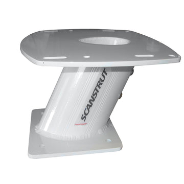 Scanstrut Aluminum PowerTower Radar Mount, 10" (250mm) Aft Leaning