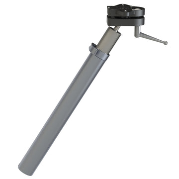 Kuuma Adjustable Grill Rod Holder Mount, 14.8"-18.8" with 360° Swivel
