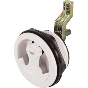 Whitecap Non-Locking Nylon T-Handle, White, 3" Cut-Out