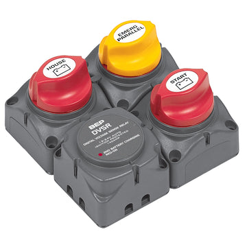 BEP Marine Square Battery Distribution Cluster, Single Engine, 150A DVSR