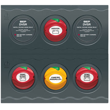 BEP Marine Contour Connect Battery Management Panel for Twin Engines, CC-803N