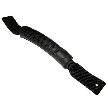 Whitecap Flexible Grab Handle with Molded Grip, Black, 9-3/8 in.